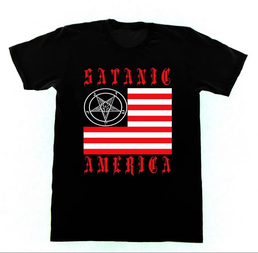 Streetwear Brand America - Kaos Satanic America 31 T-Shirt Church