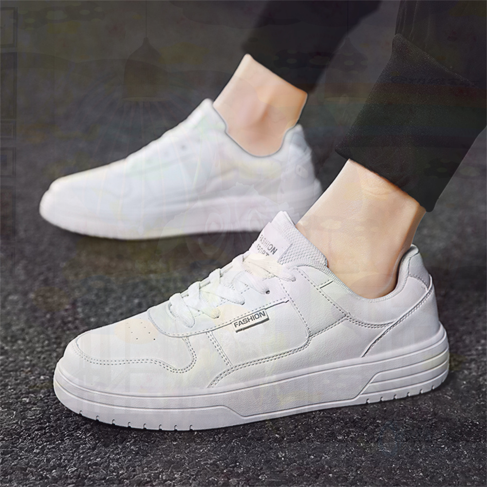 Streetwear Brand From China - Sepatu Kulit PU dengan Dasi 41