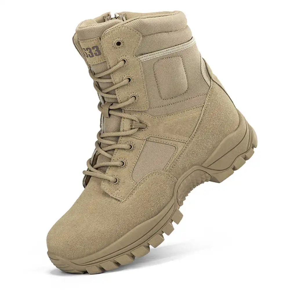 Streetwear Brand From China - Sepatu boot kulit asli antiselip, sepatu