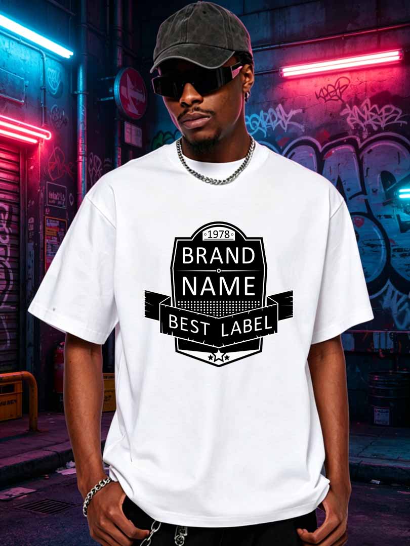Streetwear Brand Name - Kaos Pria Retro Bermerek Grafis 1978