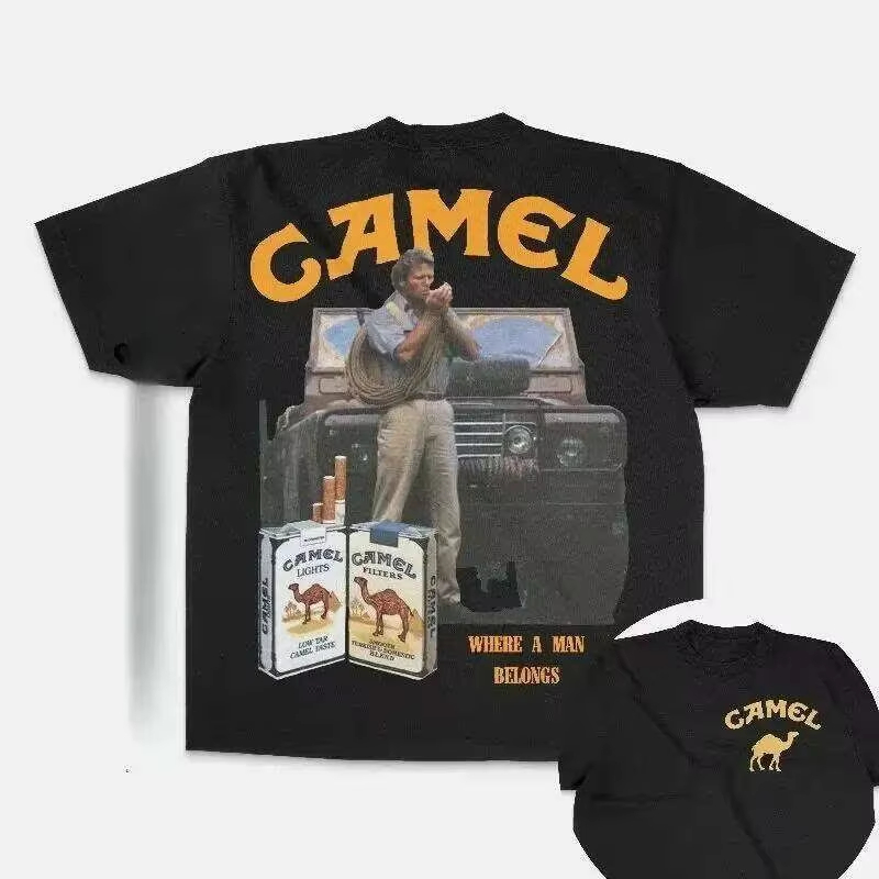 Streetwear Brand Marketing - Kaos Vintage Advertising Classic Camel Trendy