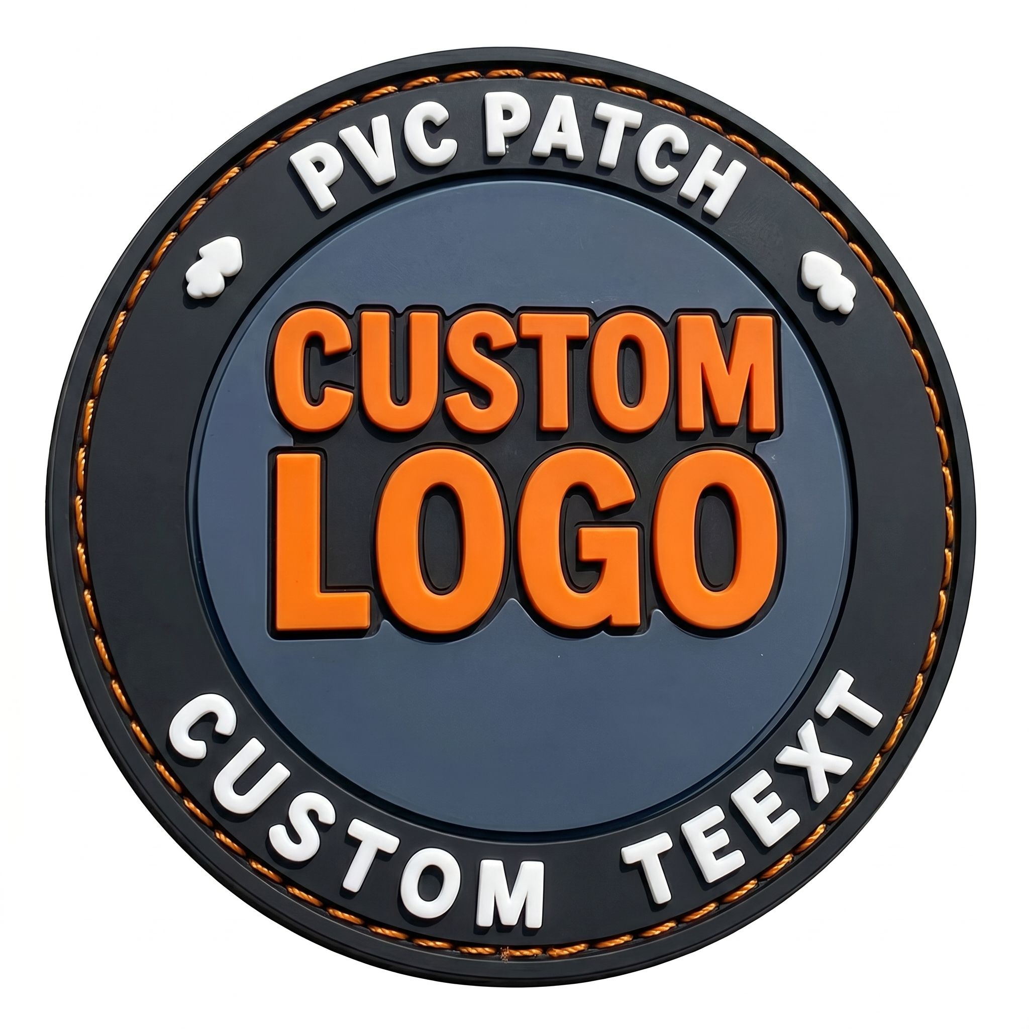 Patch PVC timbul 3D custom den - Streetwear Brand Label ulasan dan harga