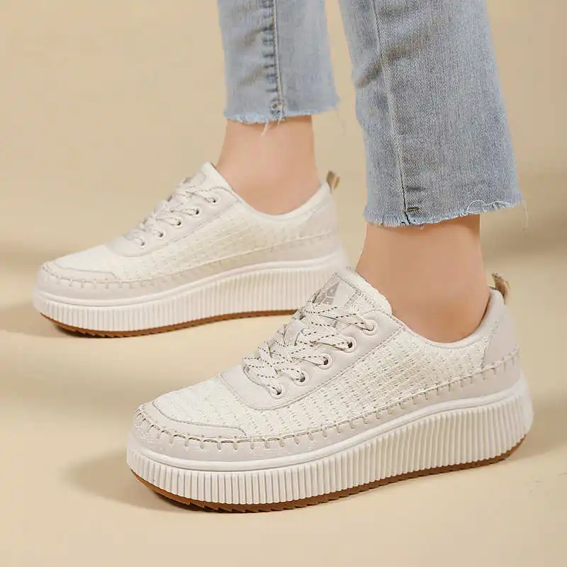 Sepatu kets flat wanita, sepat - Streetwear Brand From China ulasan dan harga