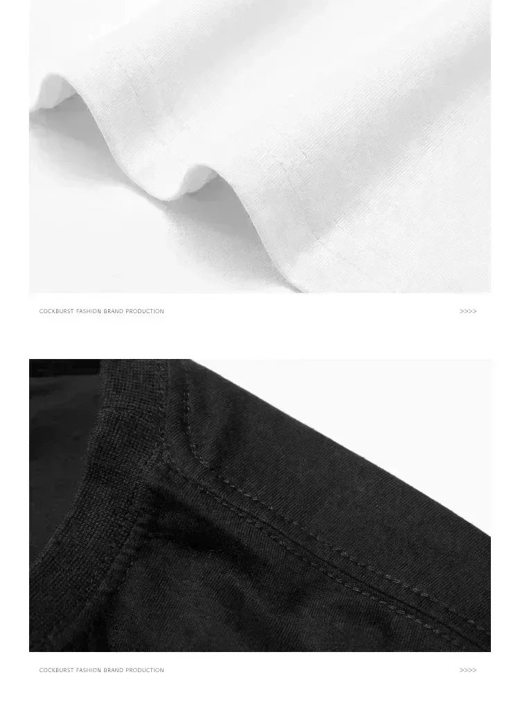 Kaos pria 100% katun murni mer - Streetwear Brand Marketing ulasan dan harga