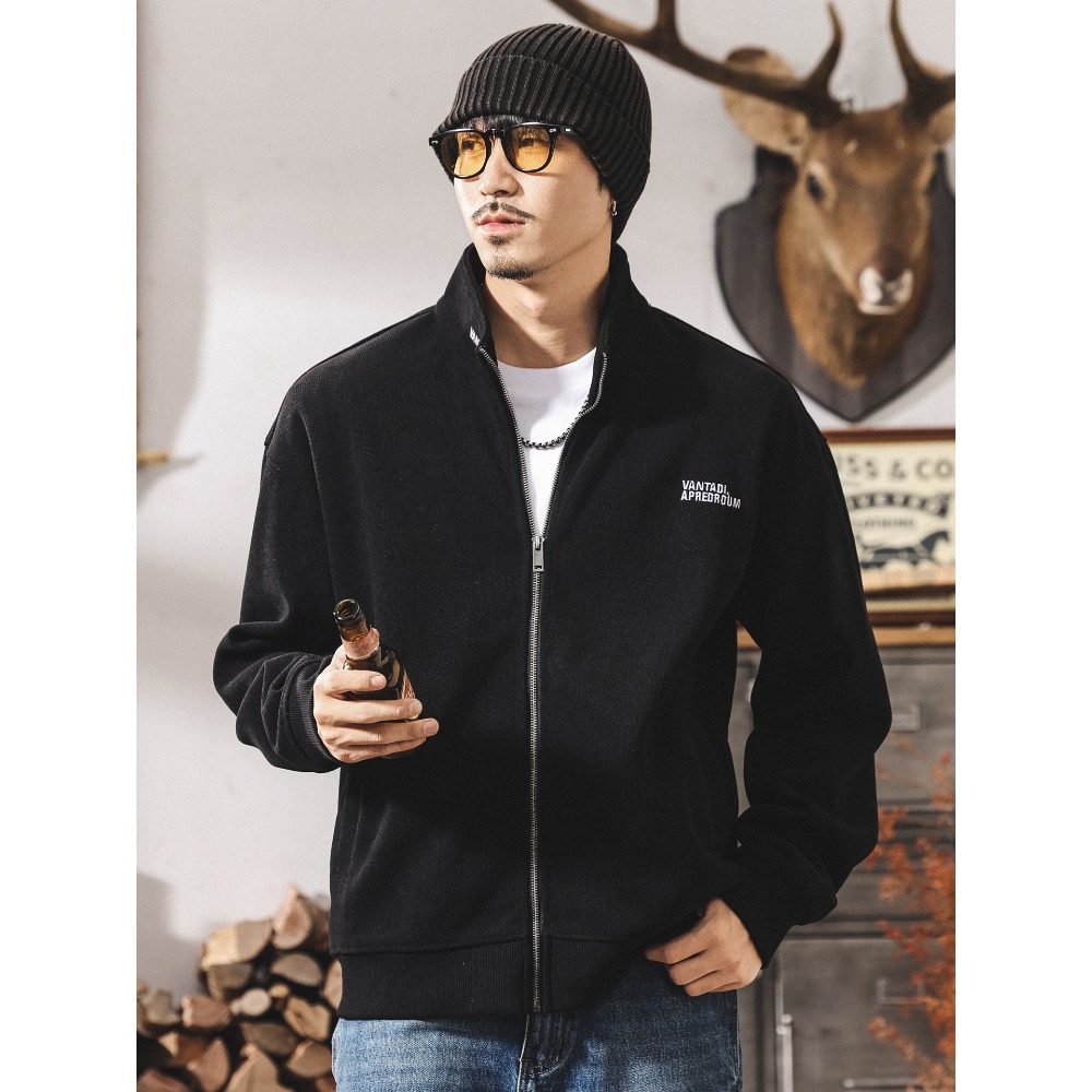 Jaket rajutan semi-high-neck l - Streetwear Brand From China ulasan dan harga